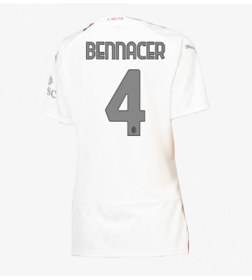 AC Milan Ismael Bennacer #4 Udebanetrøje Dame 2023-24 Kort ærmer